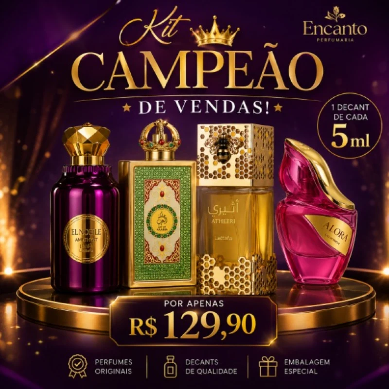 KIT CAMPEÃO DE VENDAS